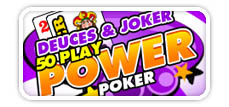 50 Play Deuces and Joker Video Poker