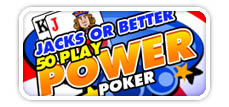 New game review of Jacks or Better 50 Play video poker