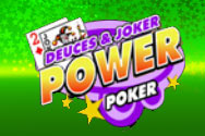 100 play power poker- deuces and jokers