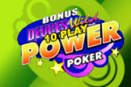 New game review of Bonus Deuces Wild 10 Play Power Poker